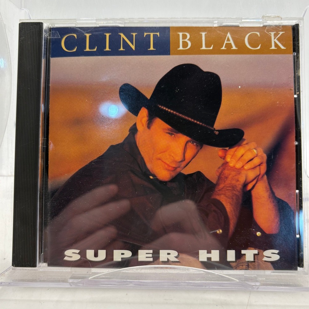 Clint Black Super Hits CD 1998 RCA Records 07863-67756-2 Country Music Greatest